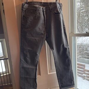 Levi's Men's 501 Charcoal Straight Jeans